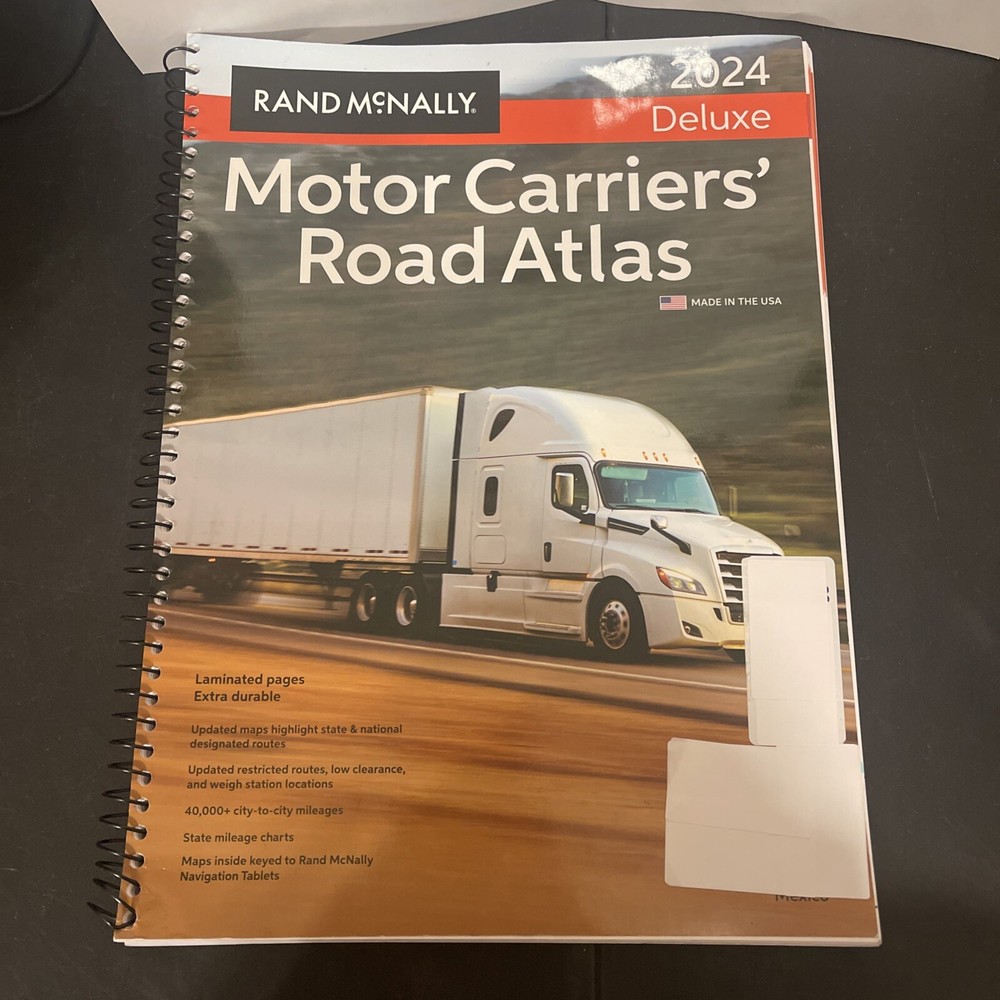 Deluxe Motor Carriers’ Road Atlas 2024 edition
