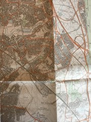 1994 Ordnance Survey Pathfinder Map 934 SP 08/18 Birmingham (incl Solihull )