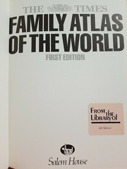 The Times Family Atlas Of The World – First Edition 1988