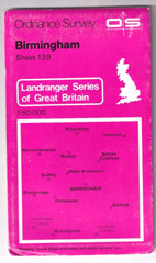 BIRMINGHAM – Ordnance Survey Landranger Map