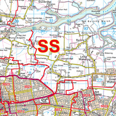 (G111) Map of South West London SW Postcode Sectors, SW London Postcodes