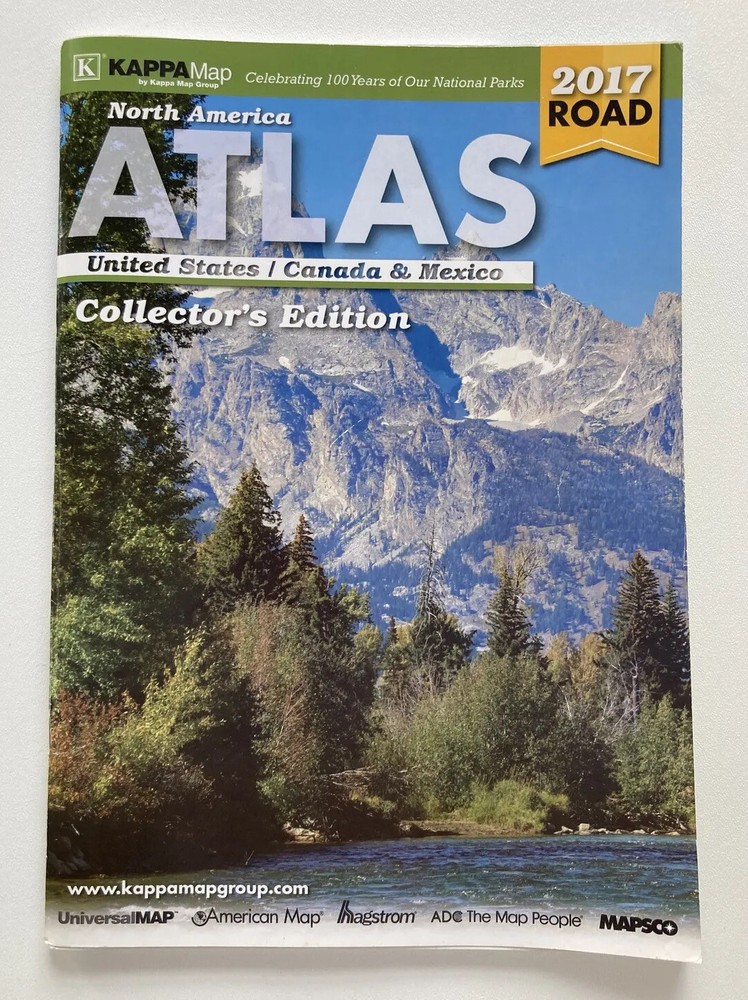 ATLAS Collector Edition North America National Parks MAP KAPPA