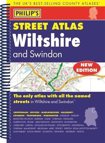 Philip’s Street Atlas Wiltshire and Swindon: Sp… by Philip’s Maps Spiral bound