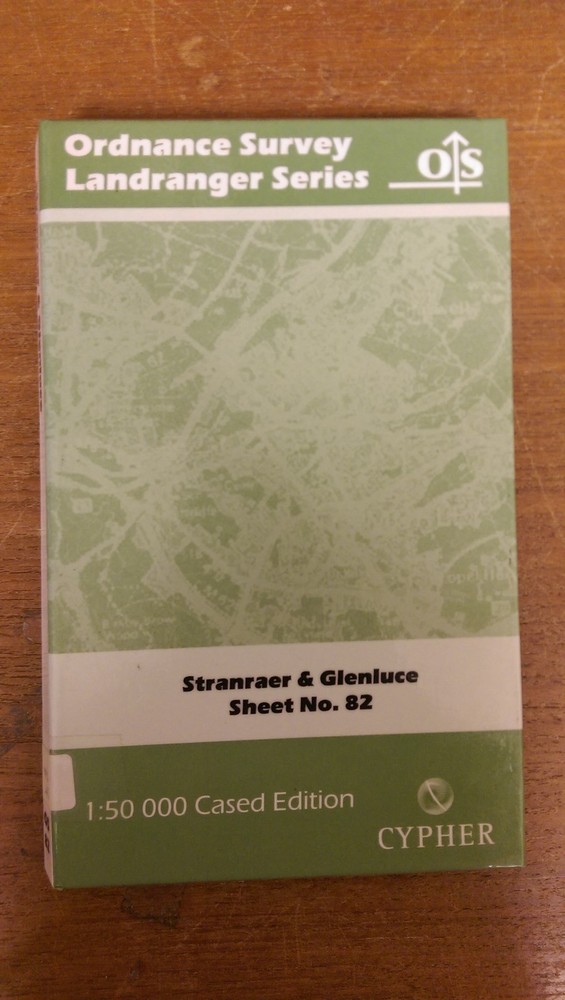 Stranraer + Glenluce: Ordnance Survey Landranger Map 1:50000 Sheet #83 (M9)