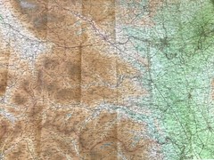 BARTHOLOMEW’S REVISED HALF INCH CONTOURED MAP SHEET 35 TEESDALE 1952