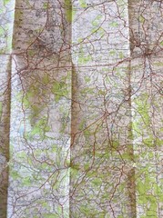 1947 Ordnance Survey One Inch Popular Edition Map 169 Aldershot (incl Farnham )