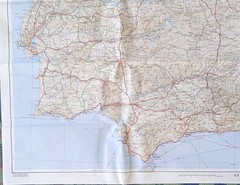 Bartholomew Euro Map – Spain & Portugal Scale – 1: 1,250,000 (1982).