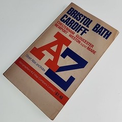 Bristol Bath Cardiff AZ Street Atlas Paperback Book