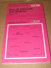 ORDNANCE SURVEY SHEET MAP BURY ST EDMUNDS & SUDBURY SHEET 155 NO RIPS TEARS
