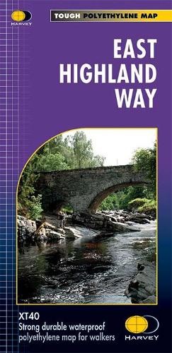 Harvey Map Services Ltd. East Highland Way (Map) Trail Map XT40 (UK IMPORT)