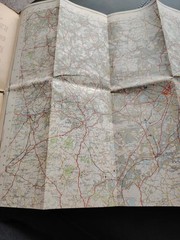 Ordnance survey vintage map of Birmingham.