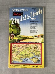 Bournemouth Isle of Wight – Johnston’s New 2 Miles to 1 Inch Map – Paper Sheet 4