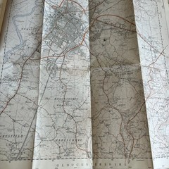 GLOUCESTER Ordnance Survey Sheet SO81 Two & Half Inch MAP 1952 Cranham