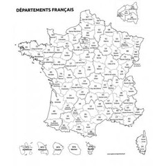 France 1:100k TOP 100 / Department map D22 Côtes-d’Armor