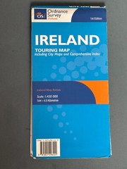 Ordnance Survey, Ireland Touring Map, 1cm to 4.5 km Scale