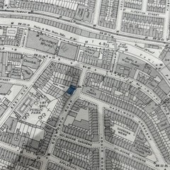 Ordnance Survey 25 Inch To The Mile Large Scale Map 1938. Queen’s Park . London
