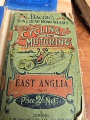 9 Vintage Antique Cloth Mounted Maps