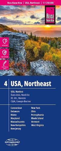 USA, Northeast (1:1.250.000) : Maine, Maryland, New York, Ohio (Map) (UK IMPORT)