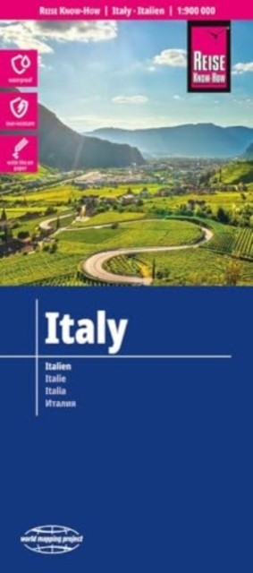 Italy (1:900.000) by Reise Know How (Sheet map, folded)