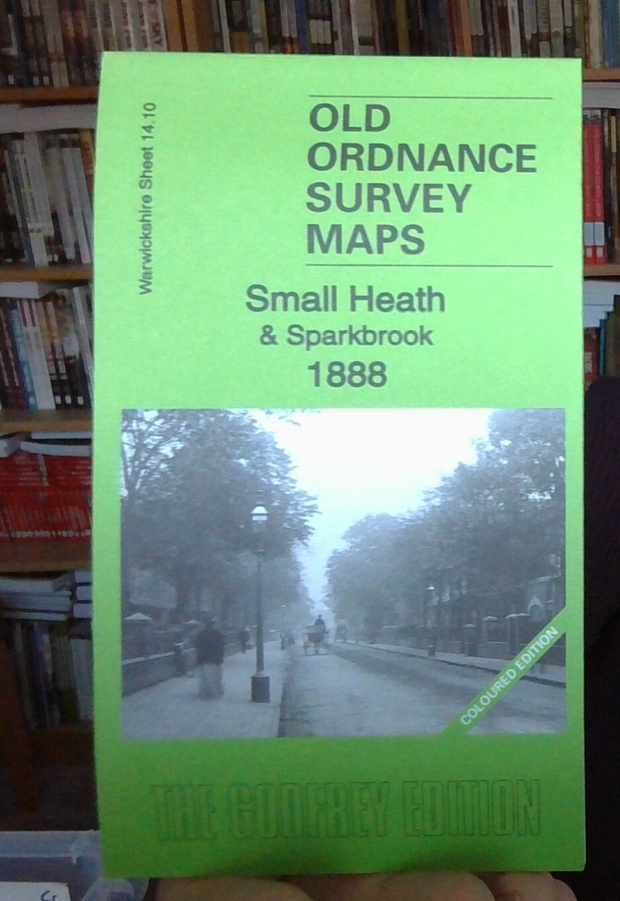 MAP OF Smallheath & Sparkbrook 1888 Warwickshire Sheet 14.10 NEW 9781847849663