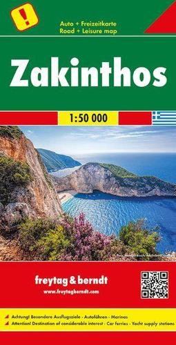 Freytag-Berndt Zakynthos Road Map 1:50 000 (Map)