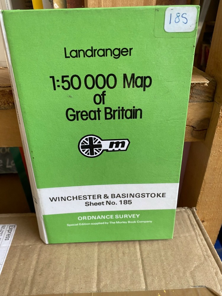 Winchester & Basingstoke: Ordnance Survey Landranger Map: 1:50000 #185
