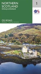 North Scotland. Orkney & Shetland (Map) OS Road Map