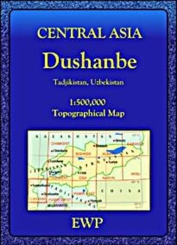 A.L. Wielochowski Dushanbe (Map) Central Asia Maps S. (UK IMPORT)