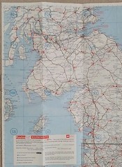 AA Service Map: Throughroutes to and from Bournemouth.