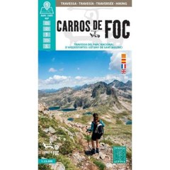 Spain / Catalonia Carros de Foc circular hike/trek hiking map 1:25K