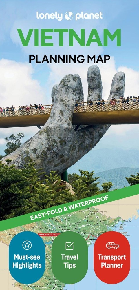 Lonely Planet Vietnam Planning Map by Lonely Planet Folded Book