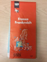 Michelin 989 – France – 1/10,000,000 – 1cm:10km