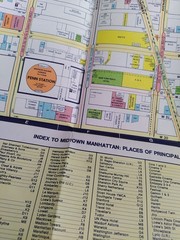 Hagstrom Midtown Manhattan Large Scale Foldout Map 1991 VGC