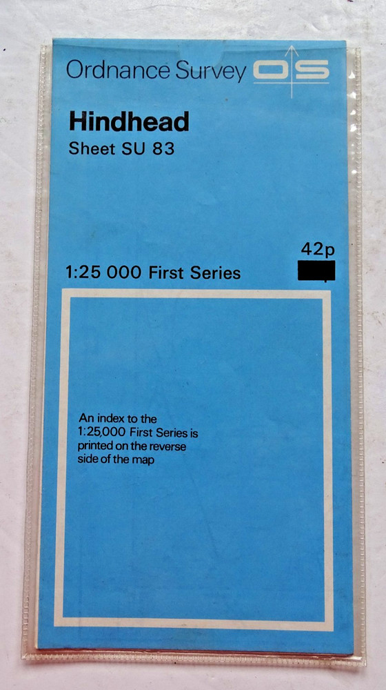 OS Map 1:25000 First Series – Hindhead – Last Correction 1964