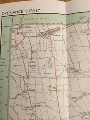 1991 Ordnance Survey Pathfinder Map 464 NU 03 Lowick ( Northumberland )