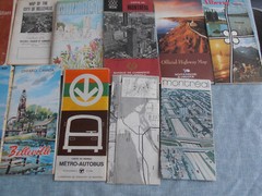 CANADA VINTAGE ROAD MAPS – Bundle of 22 maps – Some town maps – 1960’s/70’s