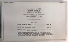 1962 U.S. Army Corps Of Engineers Navigation Charts Foster KY Cairo IL