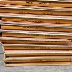 Ordnance Survey Metric Map 1:50000 Dunn Wilson Job Lot Girvan Banff Whitby