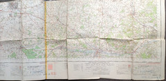 170 + MILITARY MAPS 7th series M722 Ord Survey of GB 1965 Ministry Defence LOT