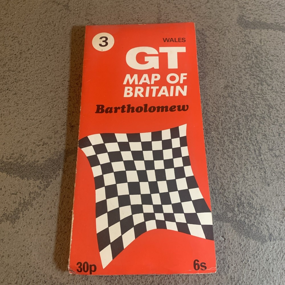 BARTHOLOMEW GT MAP SERIES, WALES, FOLDING MAP