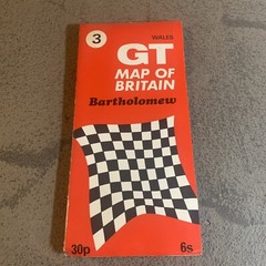 BARTHOLOMEW GT MAP SERIES, WALES, FOLDING MAP
