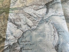 Berner Oberland: Zusammensetzung Topographic Map 5004 SwissTopo 1:50,000 Alps
