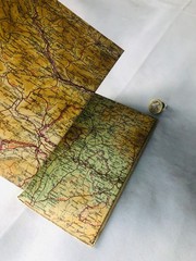 Map Vale of Severn Bartholomew Vintage ra