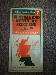 PHILIPS TOURING MAP 7 CENTRAL AND NORTHERN SCOTLAND cir1979