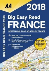 AA Big Easy Read France 2018 (AA Road Atlas) (A… by AA Publishing Spiral bound