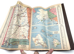 Vtg STATE FARM INSURANCE ROAD ATLAS w RARE CASE! (1969) Rand McNally and Company