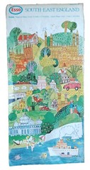 Collection of Esso road maps