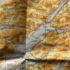 WESTERN HIGHLANDS 1967 Paper Ordnance Survey Quarter Inch Map Sheet 4 Skye Coll