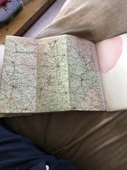 Vintage Map Severn and S Wales RAC 1/4 inch Sheet 4c.1930s
