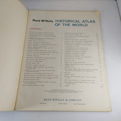 Historical Atlas of the World R.R. Palmer Rand McNally 1961 Paperback